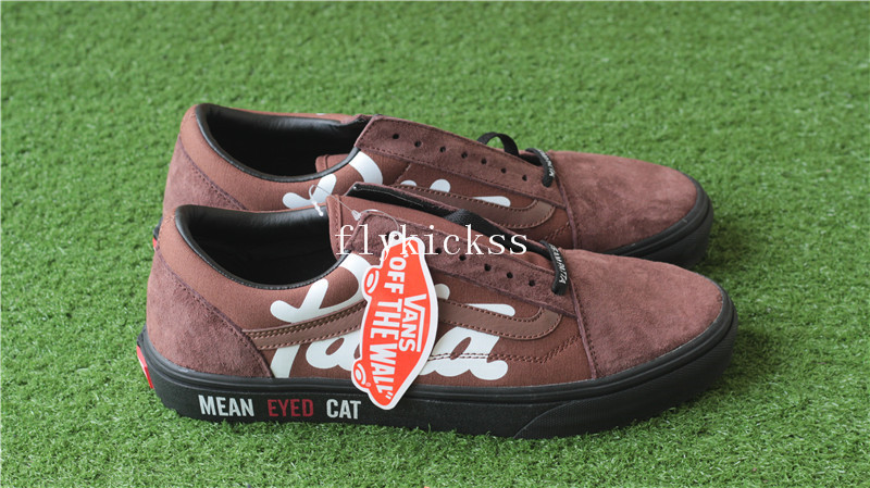 Patta x Van Mean Eyed Cat Old Skool Black Brown Suede